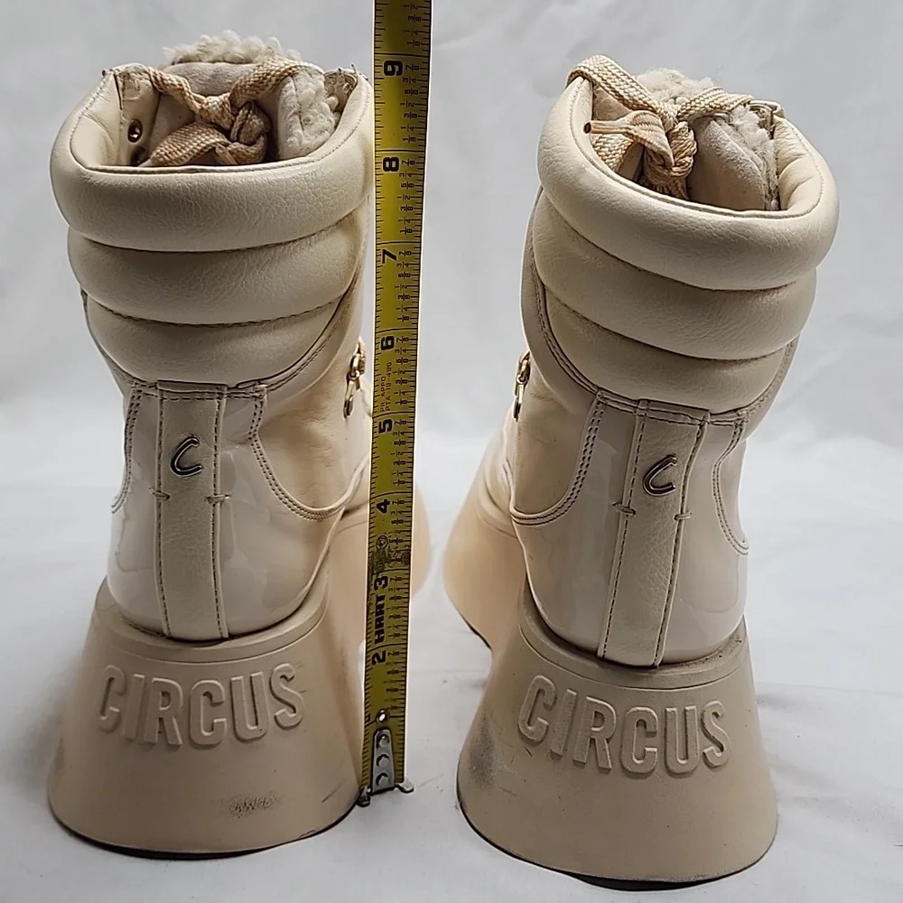CIRCUS NY●BY SAM EDELMAN●LADIES 6.5●GAIL●DISTRESSED● LACE-UP HIKING BOOTS●NWOB● - Picture 10 of 16